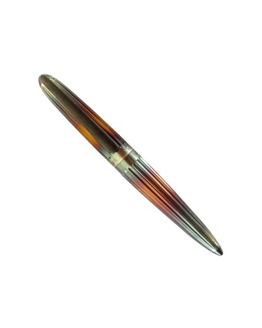 Stylo-plume Diplomat Aero Flame, corps en acier, bec (plume) acier inoxydable EF, F, M, ou L, à L'Ecritoire design, Lausanne