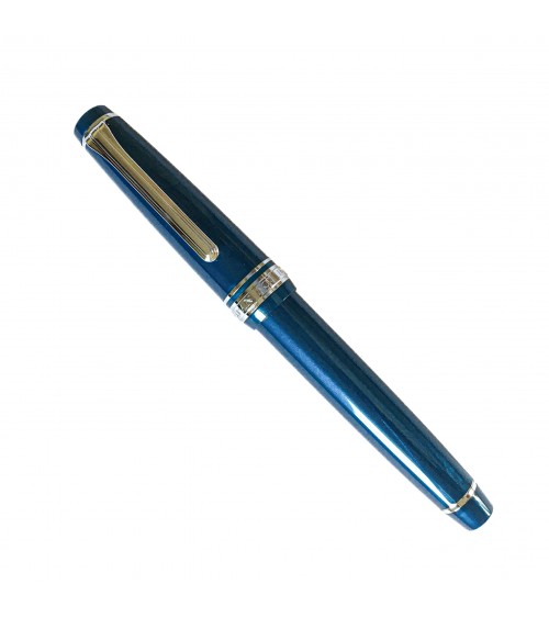 Stylo-plume Sailor PG slim Silver Metallic Blue, à L’Ecritoire design, Lausanne