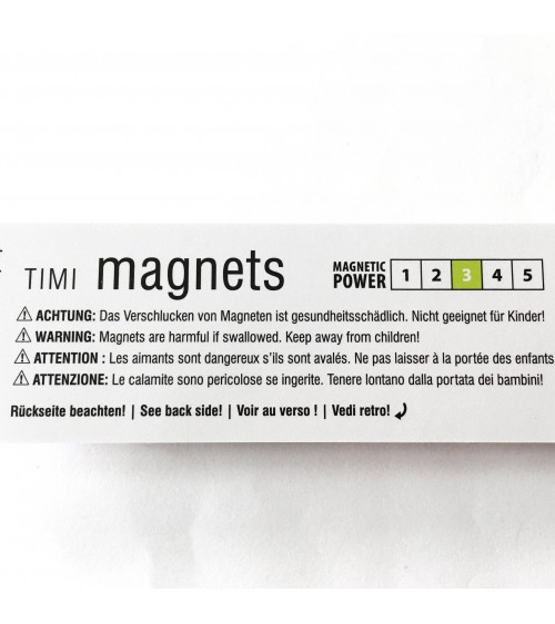 Aimants Trendform Timi, 4 pièces, aimant force 3