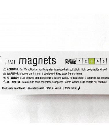 Aimants Trendform Timi, 4 pièces, aimant force 3