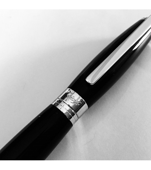 Stylo-plume Récife Baoshi Soyouz Onyx (Noir brillant), plume en acier F ou M