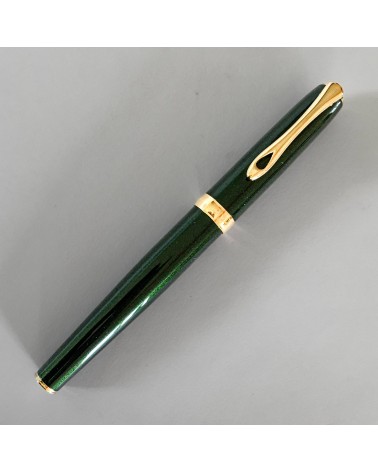 Stylo-plume Diplomat Excellence A2 Evergreen, attributs dorés, fabriqué en Allemagne