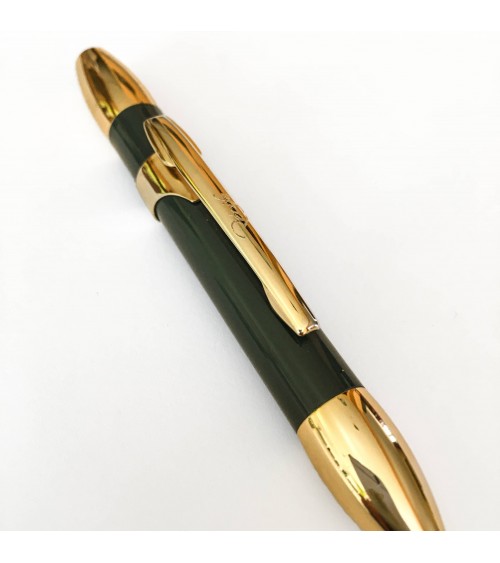 Stylo-bille Récife Riviera Shakin Gold Edition Anthracite qui s’ouvre et se ferme d’une simple secousse du poignet