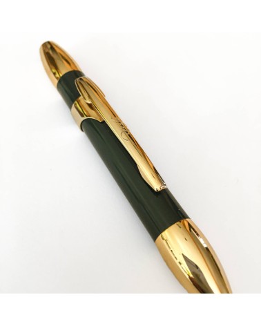 Stylo-bille Récife Riviera Shakin Gold Edition Anthracite qui s’ouvre et se ferme d’une simple secousse du poignet