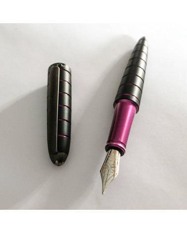 Stylo-plume Diplomat Elox Ring Black Violet