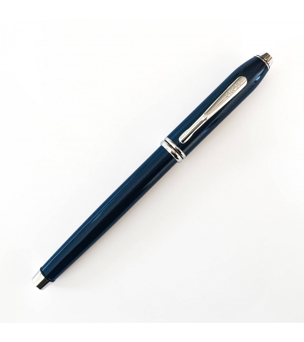 Stylo-plume Cross Townsend Quartz Blue, bec largeur M