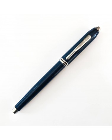 Stylo-plume Cross Townsend Quartz Blue, bec largeur M