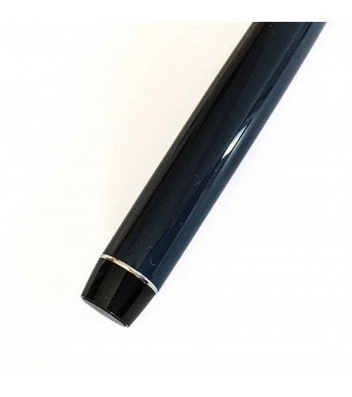 Stylo-plume Pilot Custom Heritage Bleu, résine bleue, plume or 14 carats largeur M ou B