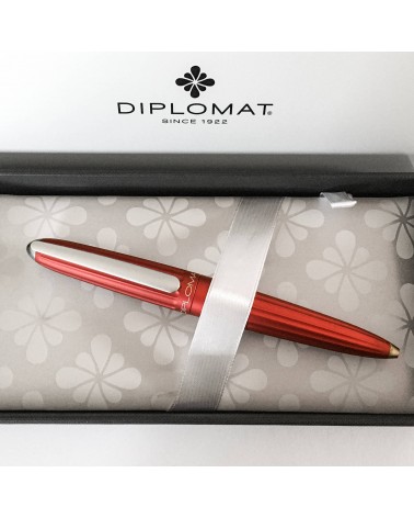 Stylo-bille Diplomat Aero Rouge
