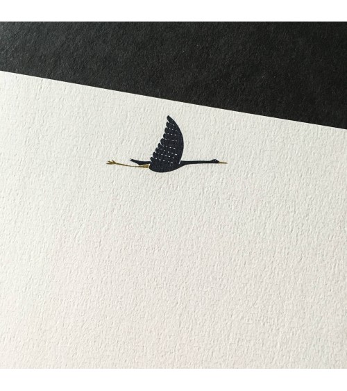 Vingt feuilles de papier à lettres Monsieur Papier avec entête « Vol de nuit »