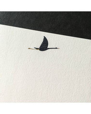 Vingt feuilles de papier à lettres Monsieur Papier avec entête « Vol de nuit »