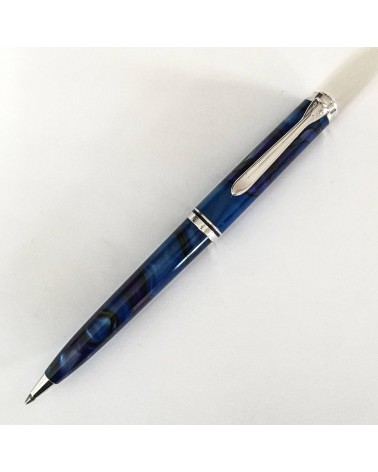 Stylo-bille Pelikan Souverän K805 Blue Dunes, attributs finition palladium