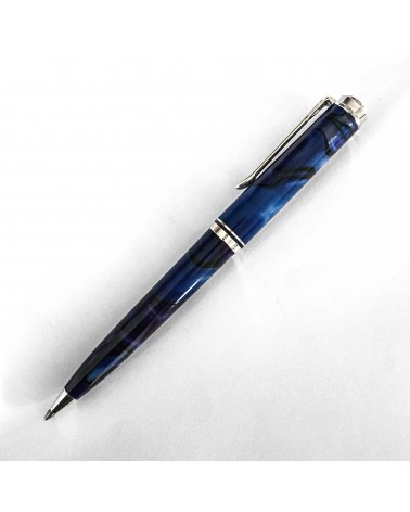 Stylo-bille Pelikan Souverän K805 Blue Dunes, attributs finition palladium