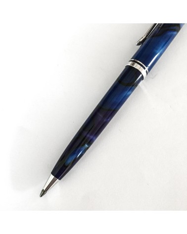 Stylo-bille Pelikan Souverän K805 Blue Dunes, attributs finition palladium