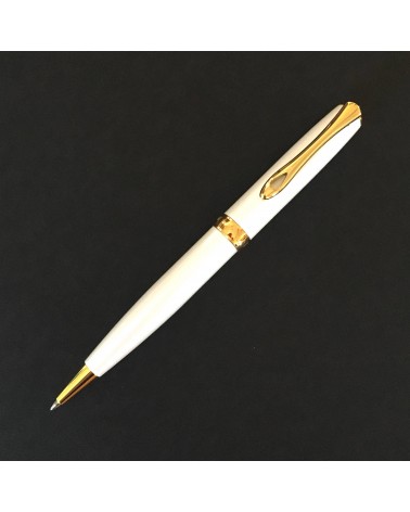 Stylo-bille Diplomat Excellence A2 Blanc perle doré, fabriqué en Allemagne