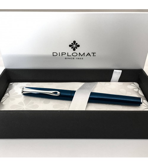 Stylo-plume Diplomat Esteem Bleu foncé, fabriqué en Allemagne