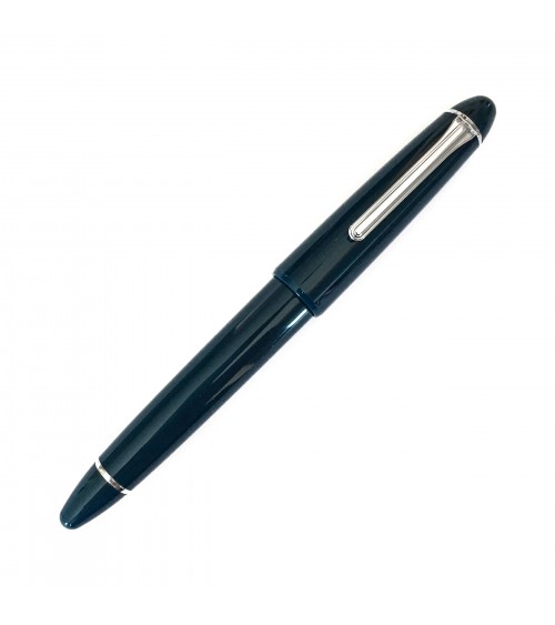 Set stylo-plume Sailor 1911L Ringless Kyoto Garden Suikyou (Bleu), bec or largeur M et encre assortie