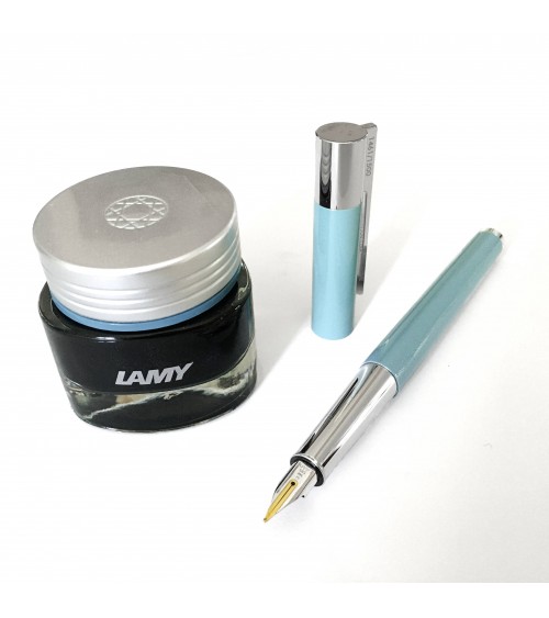 Stylo-plume Lamy Scala Majestic Jade Edition limitée, bec or 14 carats largeur M