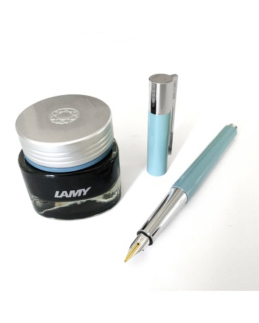 Stylo-plume Lamy Scala Majestic Jade Edition limitée, bec or 14 carats largeur M