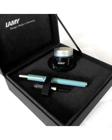 Stylo-plume Lamy Scala Majestic Jade Edition limitée, bec or 14 carats largeur M