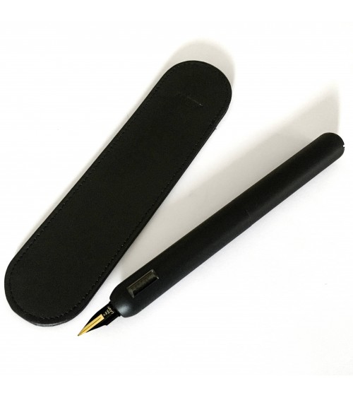 Stylo-plume Lamy Dialog cc Noir, bec or 14 carats largeur F ou extra F