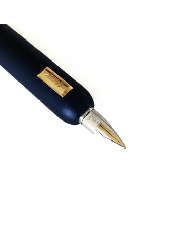 Stylo-plume Lamy Dialog CC Bleu foncé, bec or 14 carats largeur M ou B