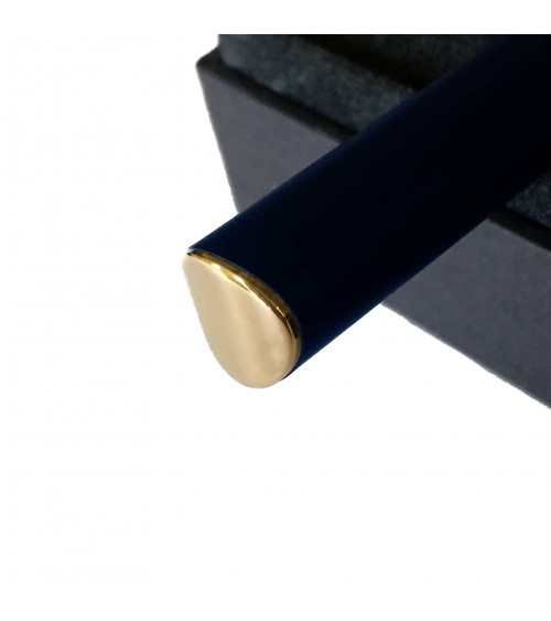 Stylo-plume Lamy Dialog CC Bleu foncé, bec or 14 carats largeur M ou B