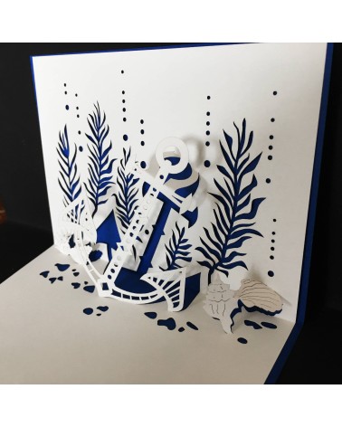 Carte pop-up Rifletto, Ancre, fabriquée en Allemagne