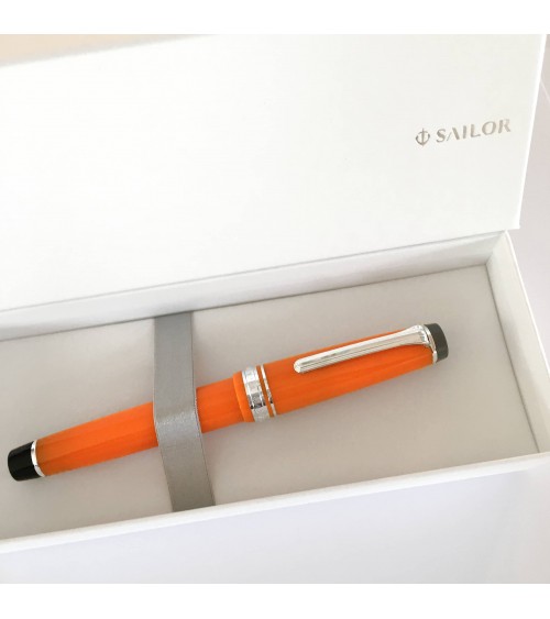 Stylo-plume Sailor PG Orange, bec or rhodié largeur M