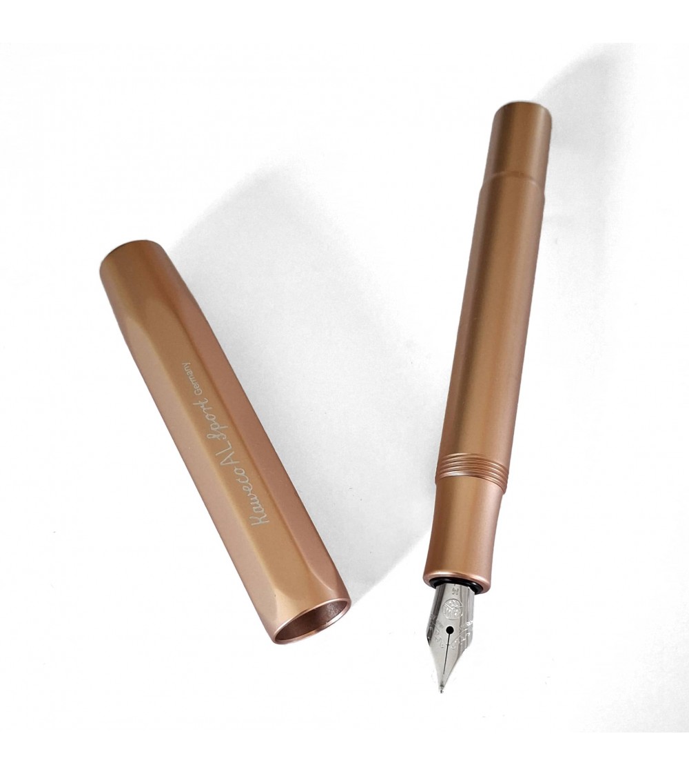 Stylo-plume Kaweco ALSport Rosé Gold, bec largeur M.