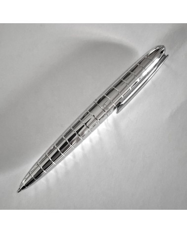 Stylo-bille Diplomat Aero Rhomb Chrome, fabriqué en Allemagne
