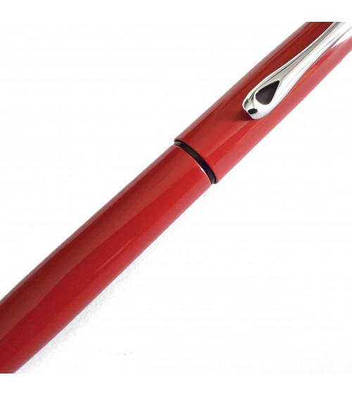 Stylo-bille Diplomat Esteem Rouge laqué, fabriqué en Allemagne
