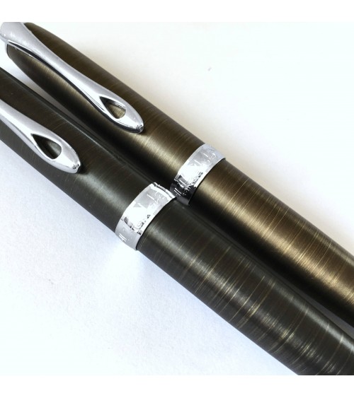 Stylo-plume Diplomat Excellence A2 couleur Oxyd brass et Oxyd iron, fabriqué en Allemagne