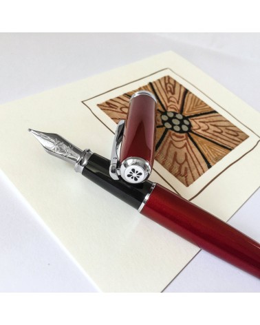 Stylo-plume Diplomat Excellence A2 Rouge magma, fabriqué en Allemagne