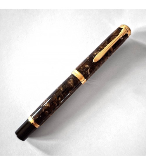 Stylo-plume à piston Pelikan 1000 Renaissance, plume or 18 carats
