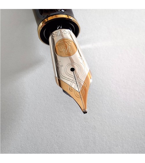 Stylo-plume à piston Pelikan 1000 Renaissance, plume or 18 carats