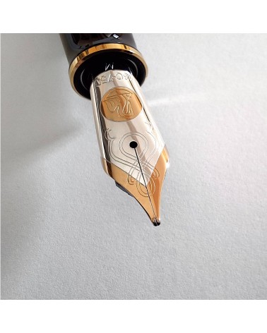 Stylo-plume à piston Pelikan 1000 Renaissance, plume or 18 carats