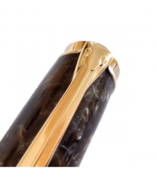Stylo-plume à piston Pelikan 1000 Renaissance, plume or 18 carats