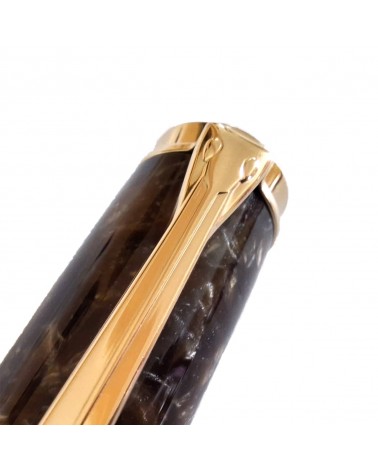 Stylo-plume à piston Pelikan 1000 Renaissance, plume or 18 carats