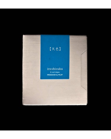 Cartouches Iroshizuku pour stylos-plume de la marque Pilot, Ama-Iro (bleu ciel)