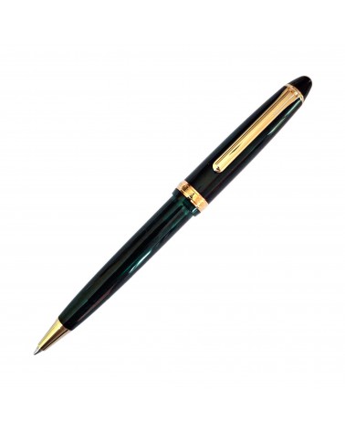 Stylo-bille Sailor Shikiori Sansui Komakusa (vert foncé), résine vert foncé, attributs dorés