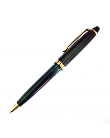 Stylo-bille Sailor Shikiori Sansui Komakusa (vert foncé), résine vert foncé, attributs dorés