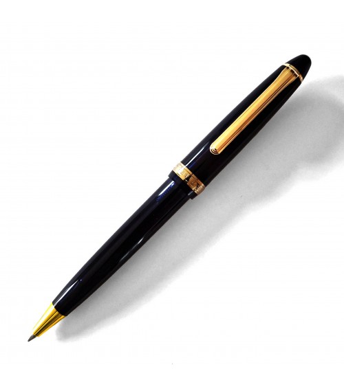 Stylo-bille Sailor Shikiori Sansui Yutsubame (bleu foncé), résine bleu foncé, attributs dorés