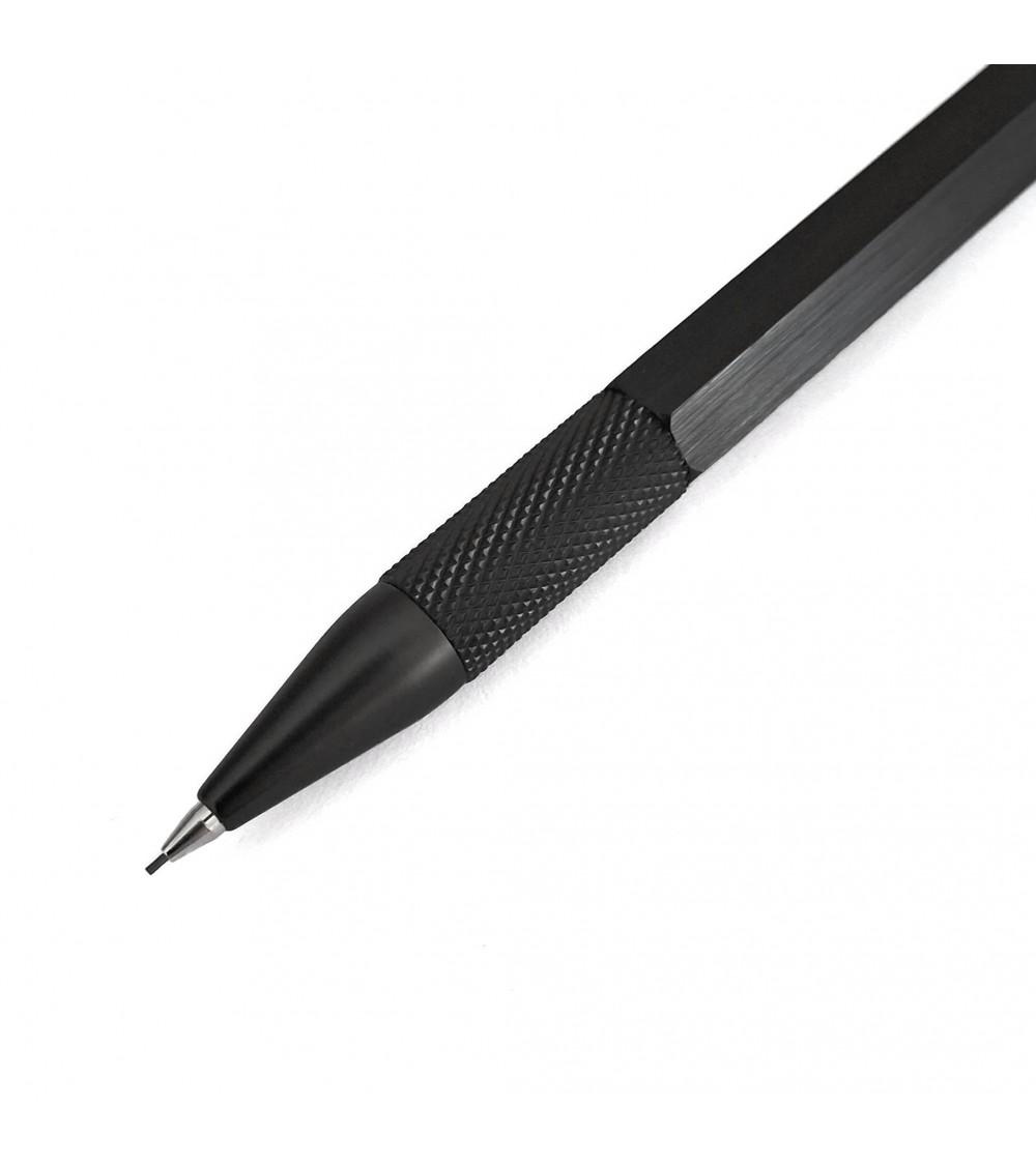 Porte-mine Loclen Tekno Hex Black, fabriqué en Italie