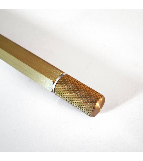 Porte-mine Loclen Tekno Hex Laiton, fabriqué en Italie