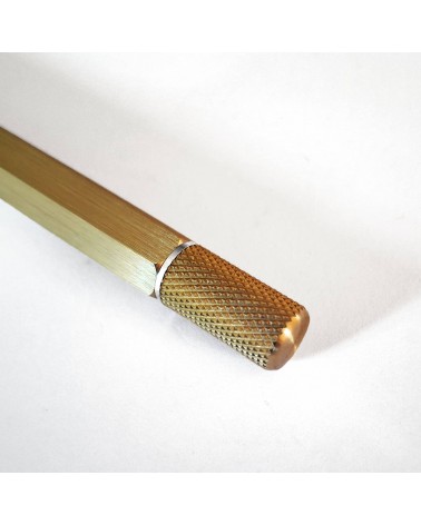 Porte-mine Loclen Tekno Hex Laiton, fabriqué en Italie