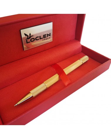 Porte-mine Loclen Tekno Hex Laiton, fabriqué en Italie