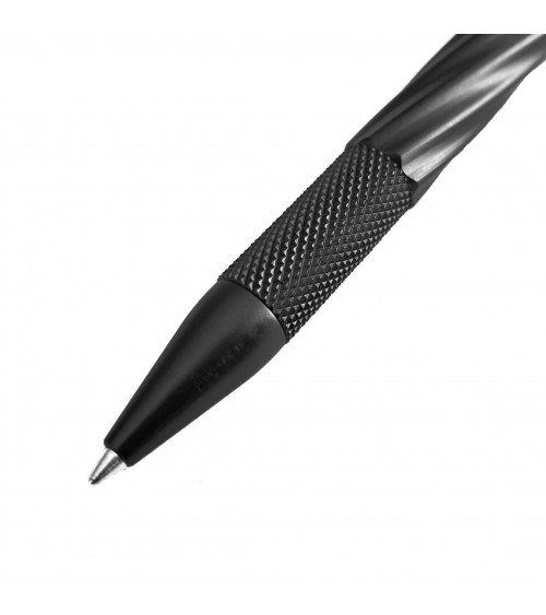 Stylo-bille Loclen Tekno Twist Black, fabriqué en Italie
