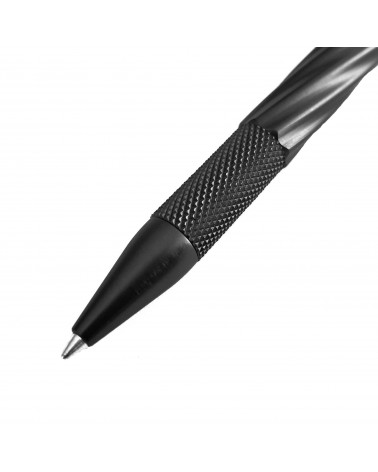 Stylo-bille Loclen Tekno Twist Black, fabriqué en Italie