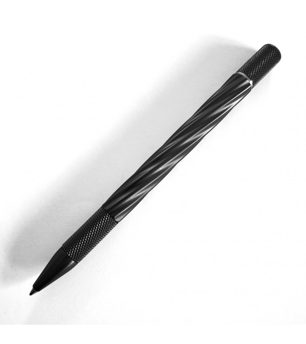 Stylo-bille Loclen Tekno Twist Black, fabriqué en Italie